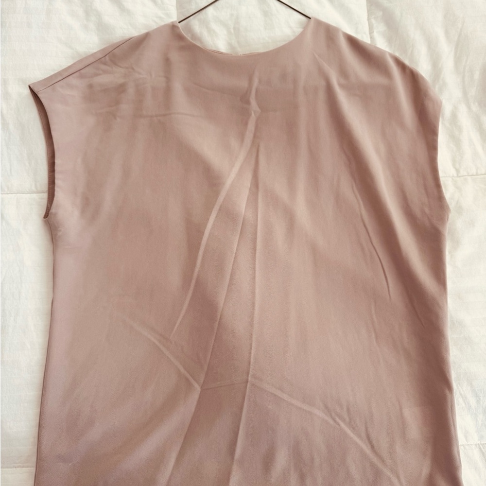 Express Pink Cap Sleeve Boxy Blouse